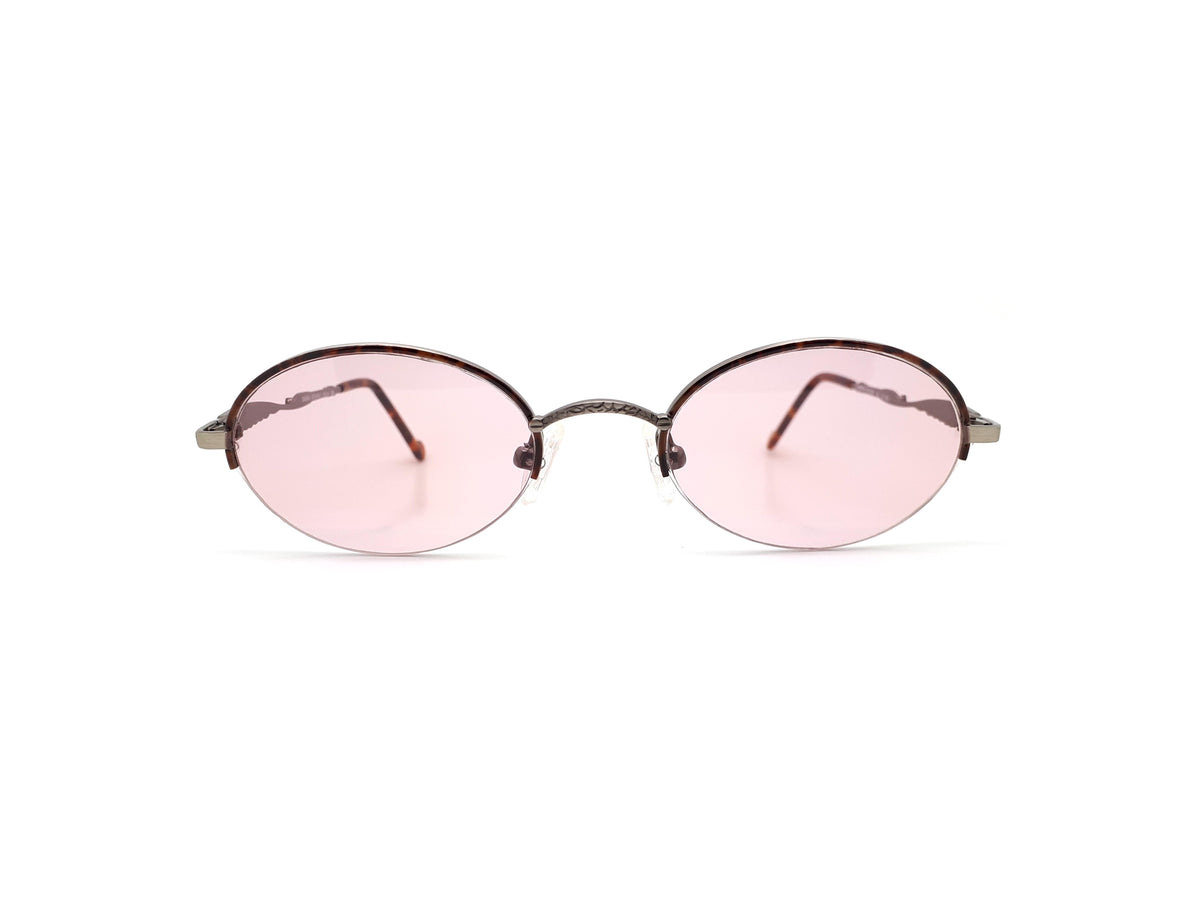 Semi-rimless 90s Oval Sunglasses Vintage