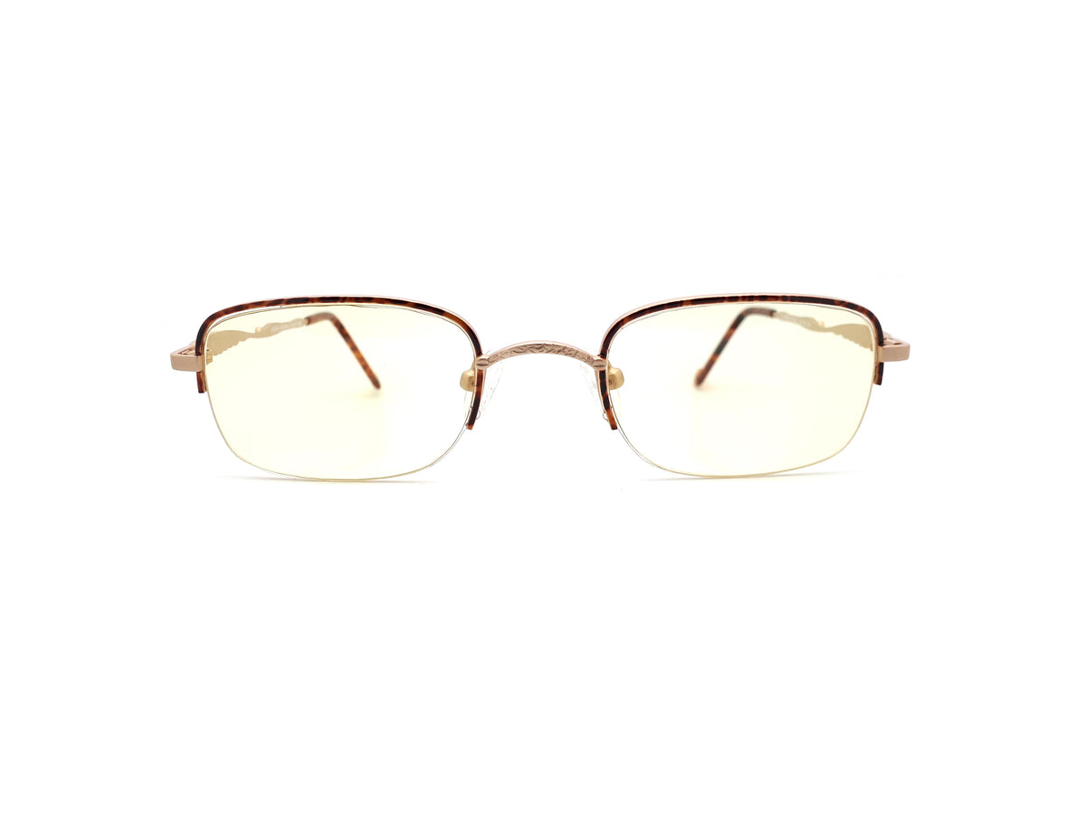 Semi Rimless 90s Rectangular Sunglasses