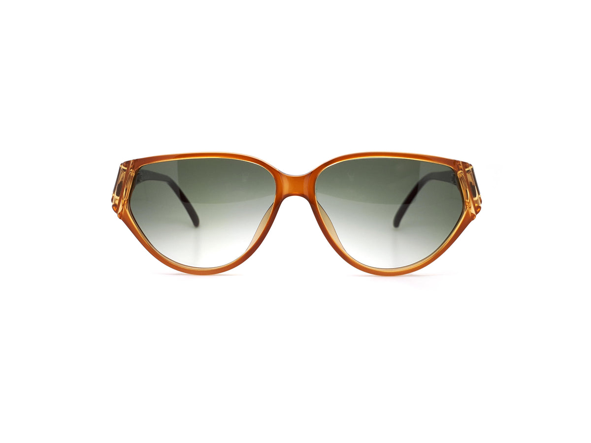 Christian Dior 2373 11 Vintage Brown Cat Eye 80s Sunglasses