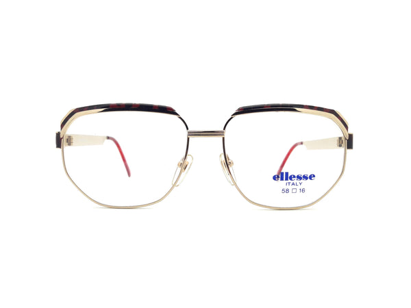 80〜90s ヴィンテージ ellesse 彫金 ラウンドメガネフレーム デッド Ellesse_E-615_C-
