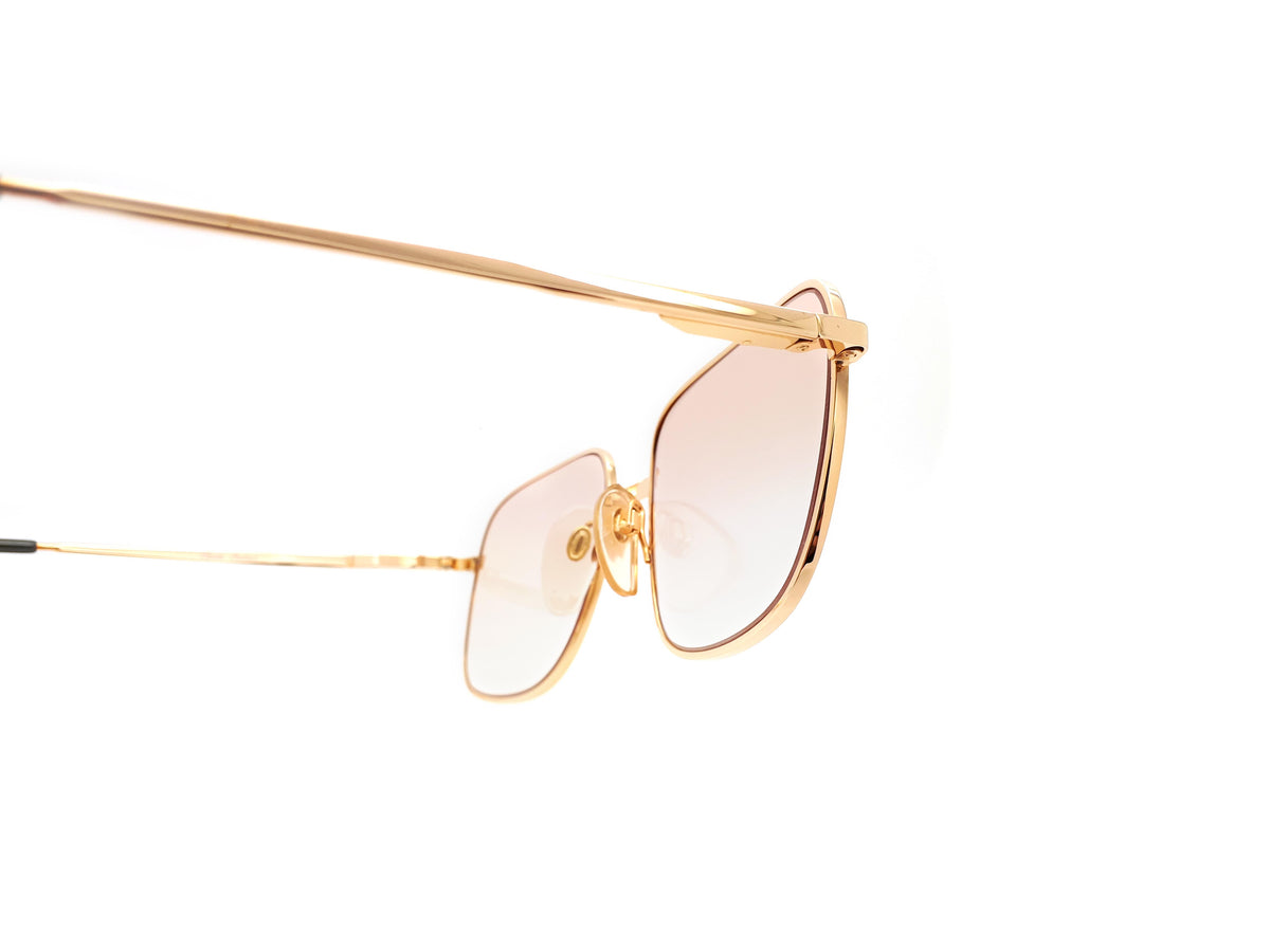Vintage Square Gold Sunglasses Haute Couture 028 1 1980s NOS