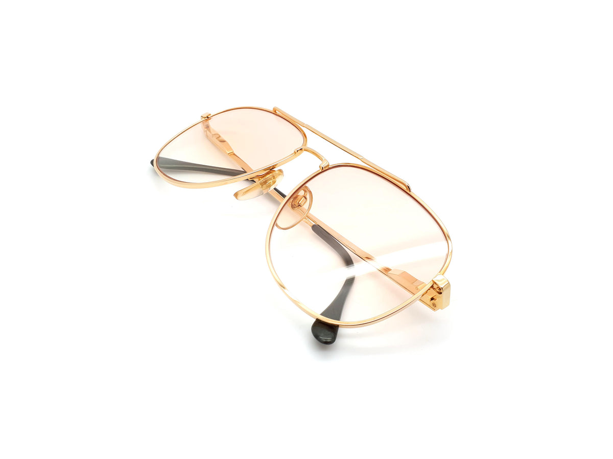 Vintage Gold Aviator Sunglasses 1980s // Haute Couture 8307 1