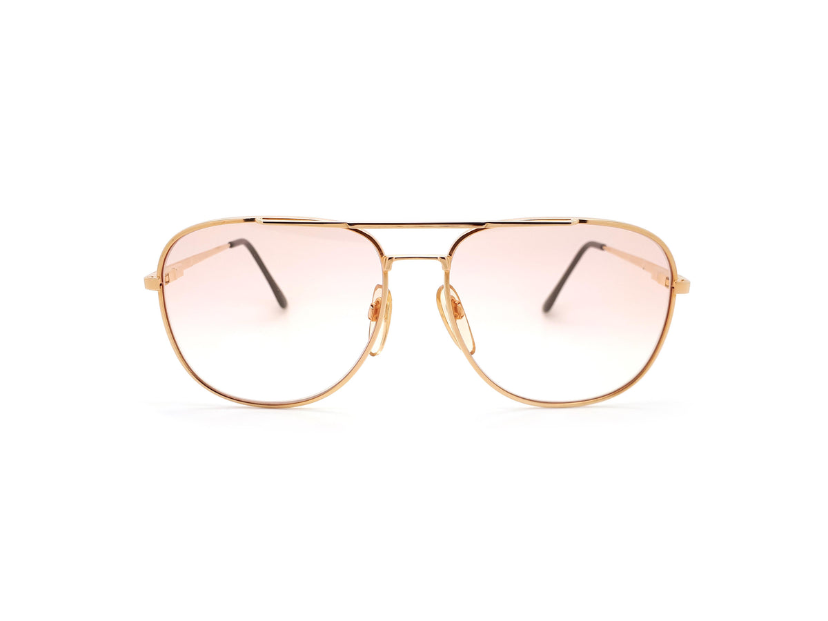 Vintage Gold Aviator Sunglasses 1980s // Haute Couture 8307 1