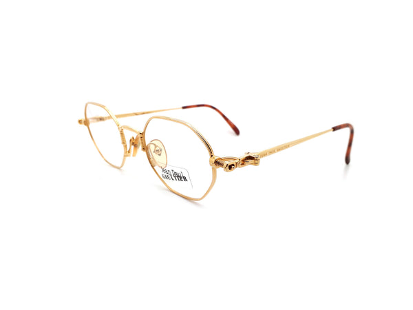 Jean Paul Gaultier ヴィンテージメタルフレーム 55-5109 Jean Paul Gaultier 55-5103 Col 1 Vintage Hexagonal 90s Glasses