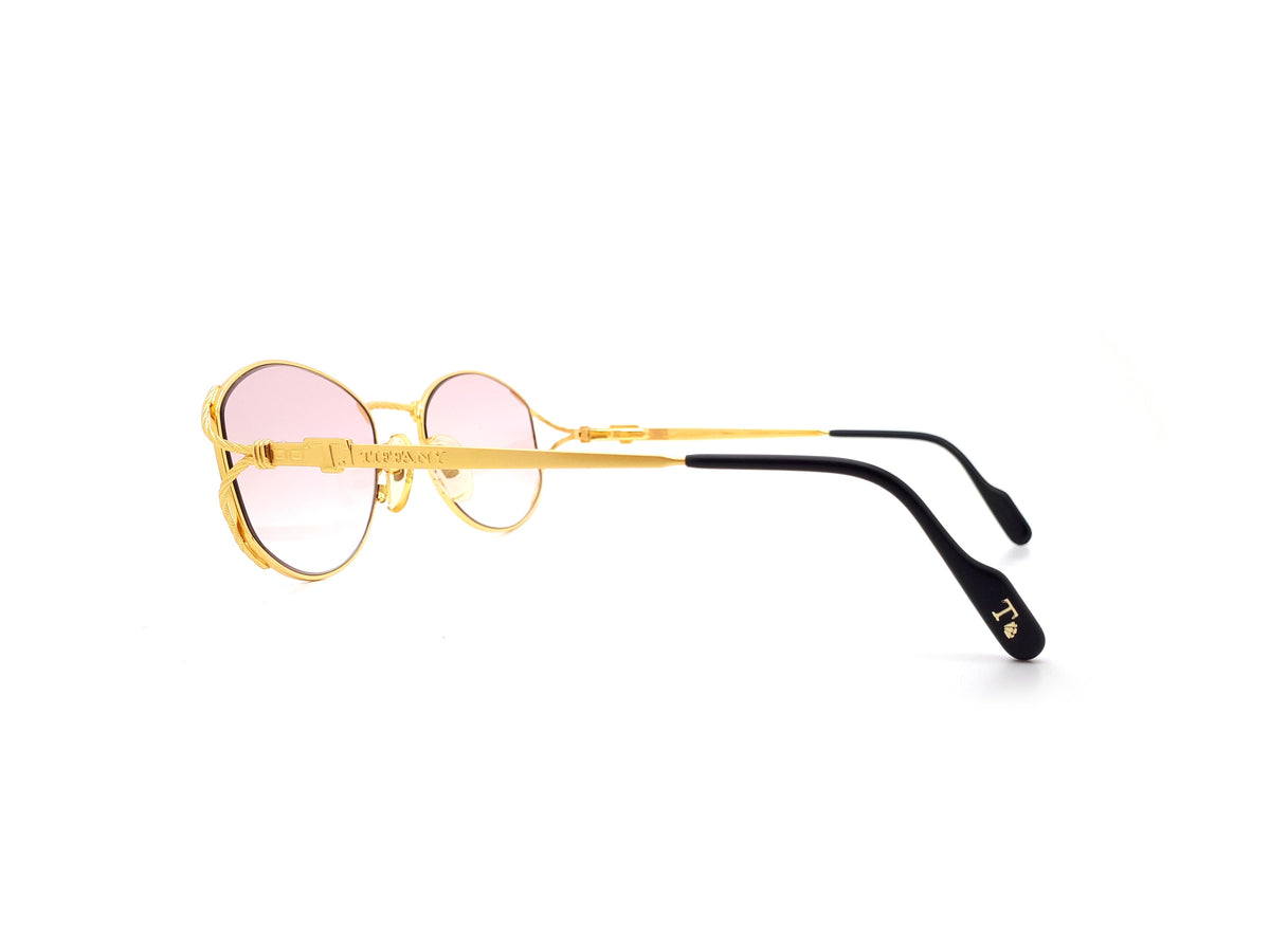 Vintage luxury 23CT Gold Plated Tiffany sunglasses
