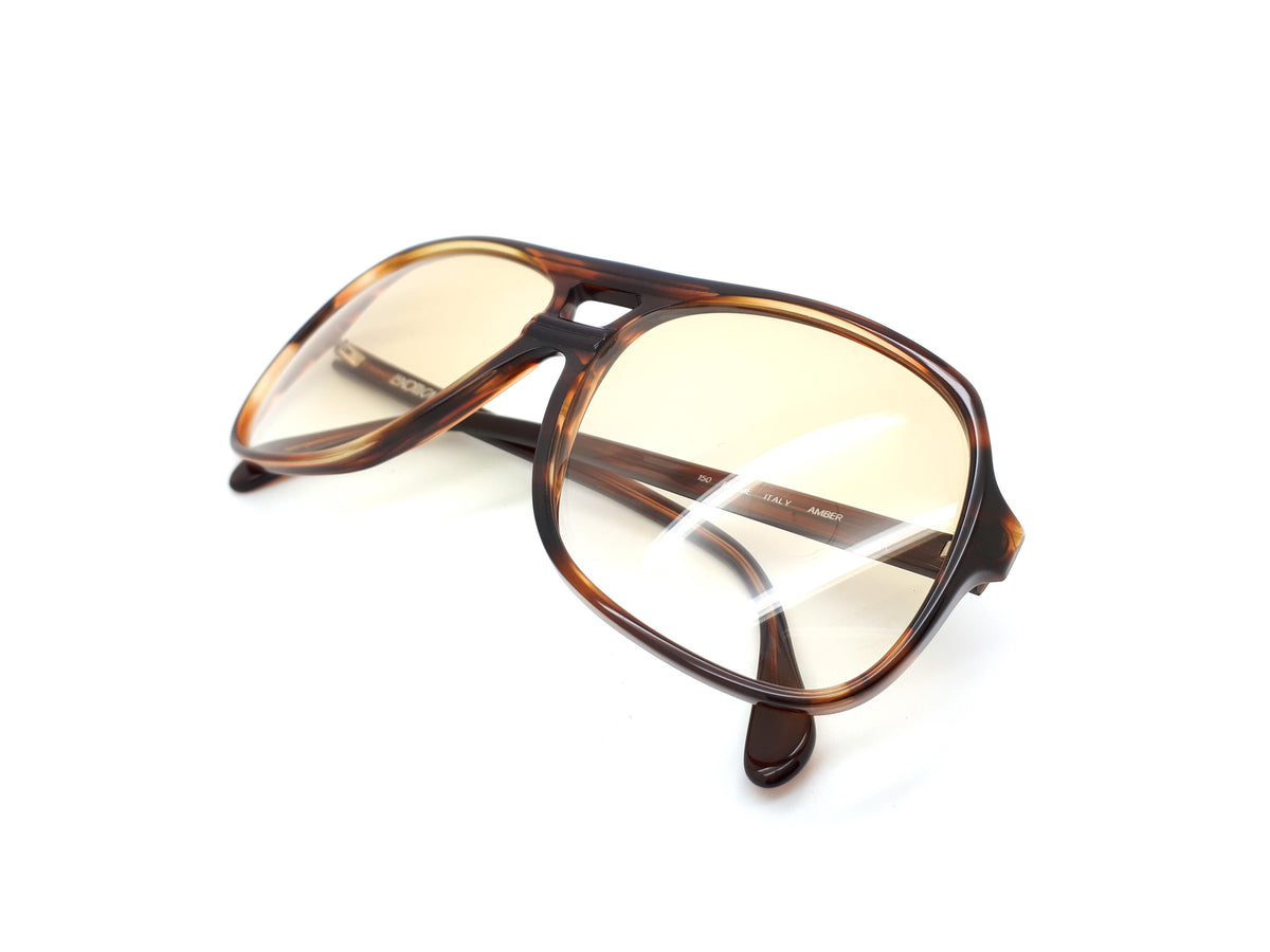 Luixottica Macho amber sunglasses