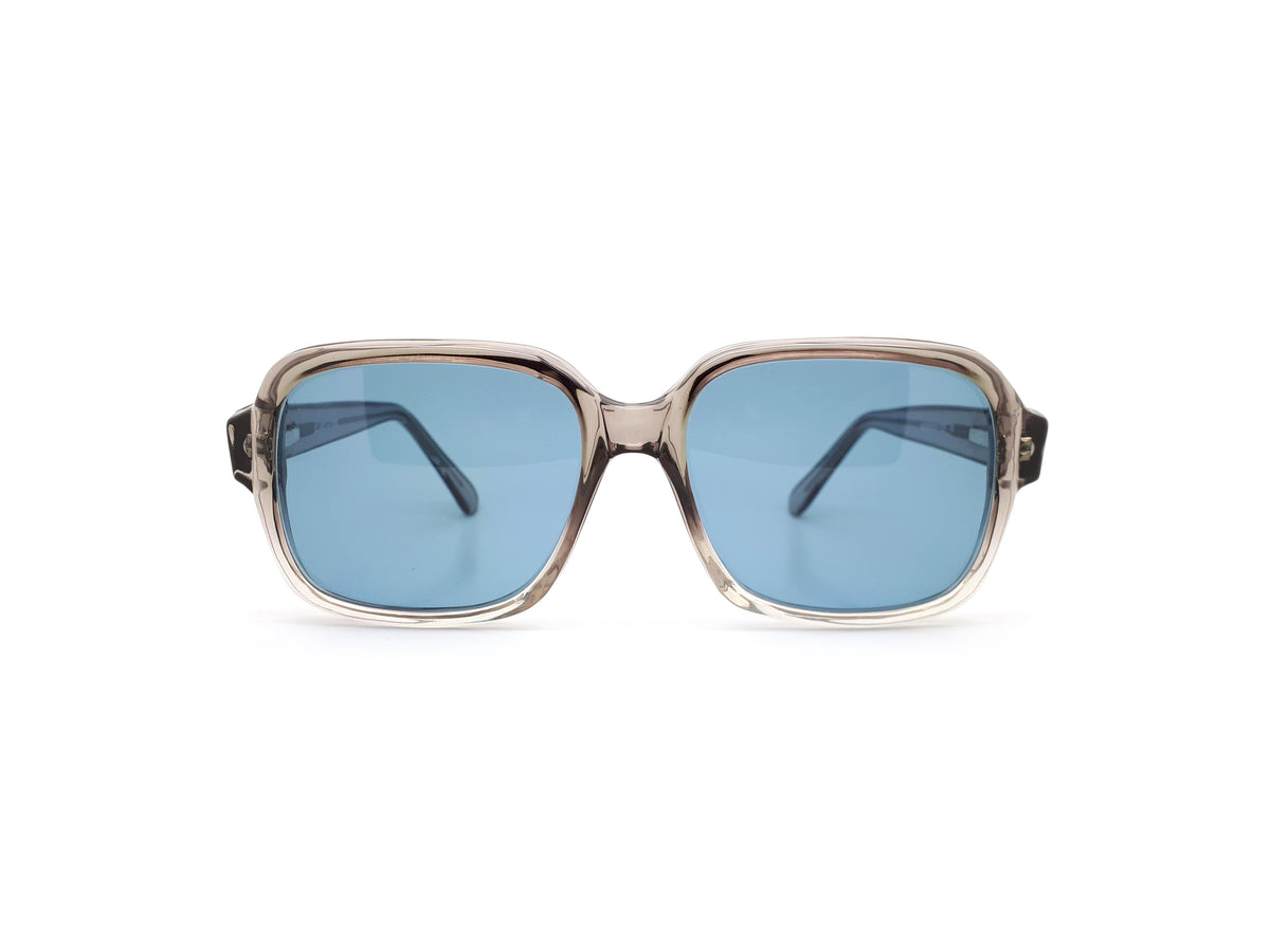 Monsieur 100F Grey 2 Tone Vintage Square 90s Sunglasses