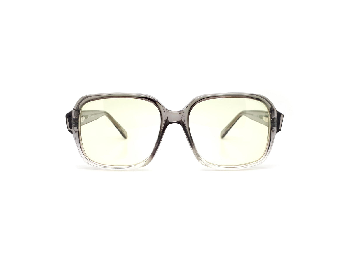 Monsieur 100F Grey-2-Tone Vintage Square 90s Sunglasses