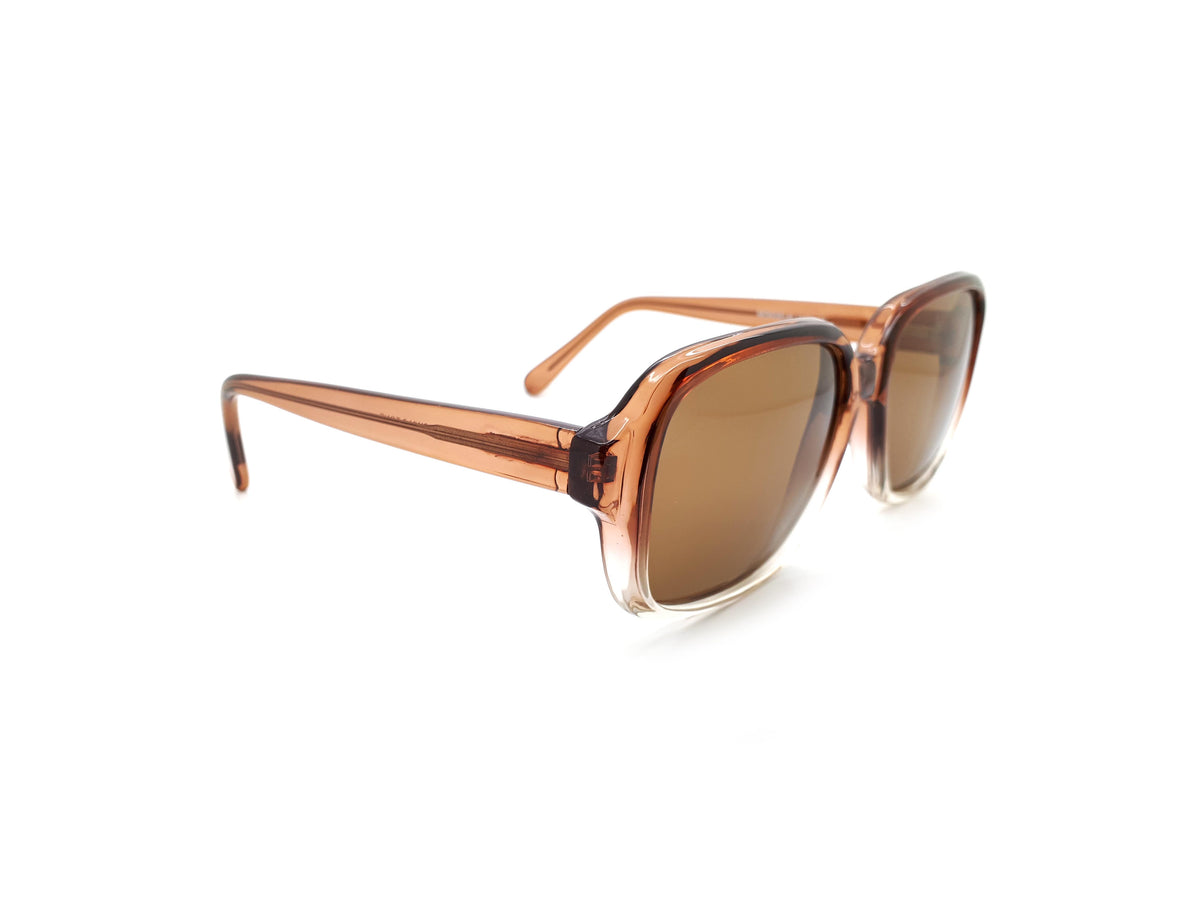 Monsieur 100F Brown 2 Tone Vintage 80s Sunglasses