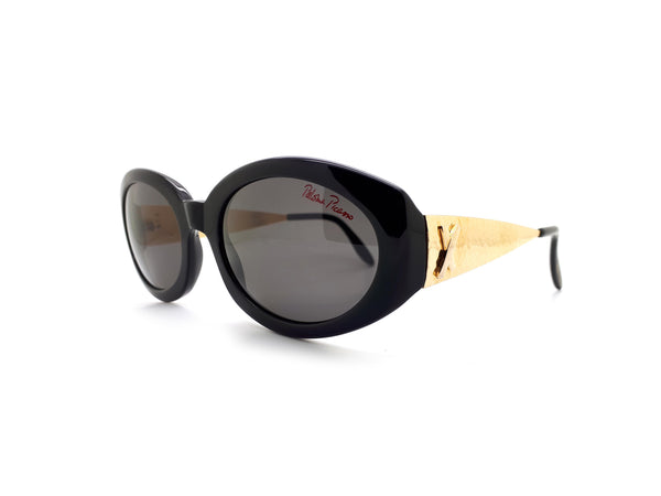 PALOMA PICASSO x VINTAGE‎ 8410 290 Gold rim glasses 90s round sunglasses Vintage sunglasses paloma picasso - Gem main image 3