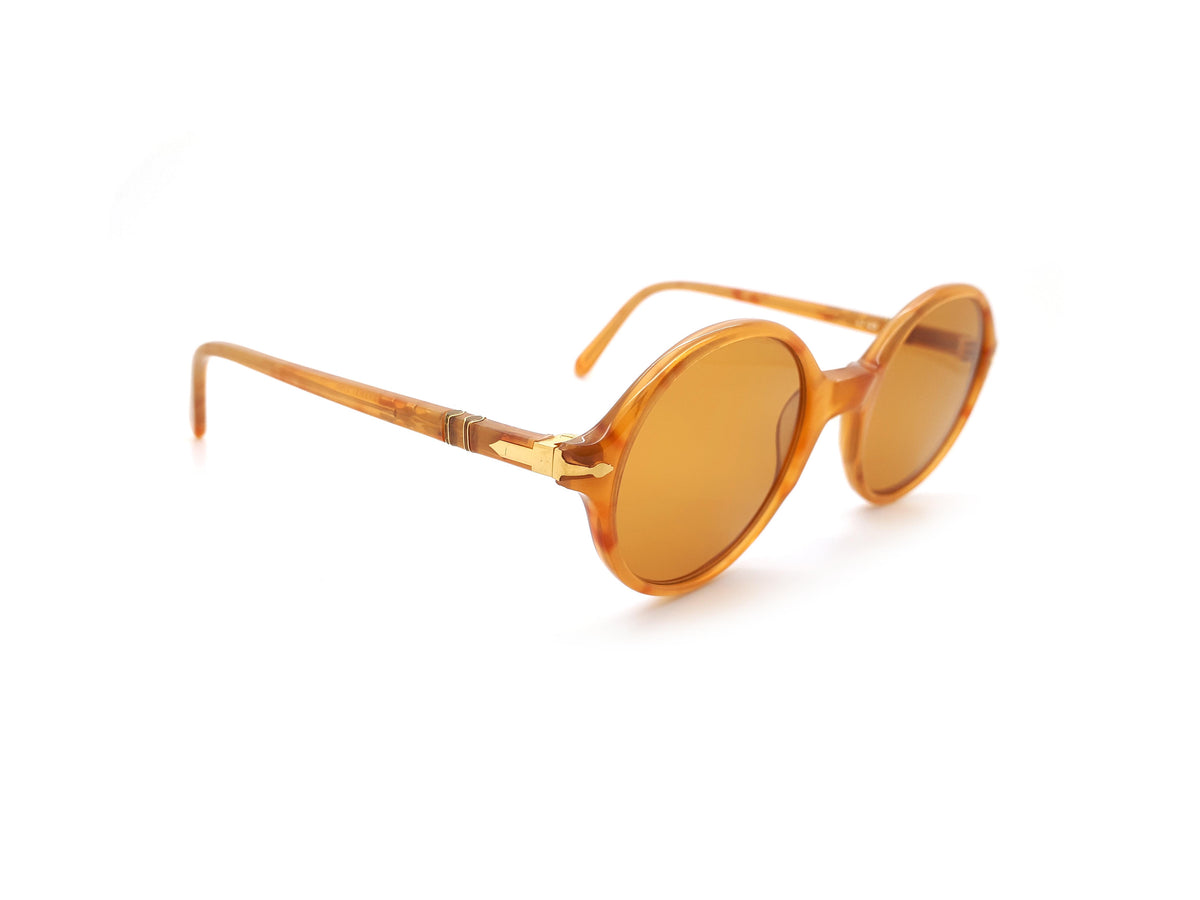 Vintage Persol Ratti Meflecto 904 Round Tortoiseshell Sunglasses 1990s