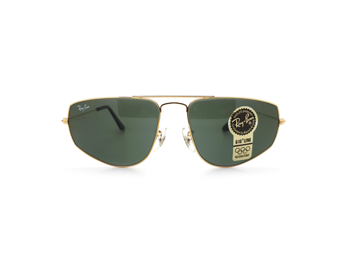 Vintage Ray-Ban Bausch and Lomb Fashion Metal 3 Aviator Sunglasses