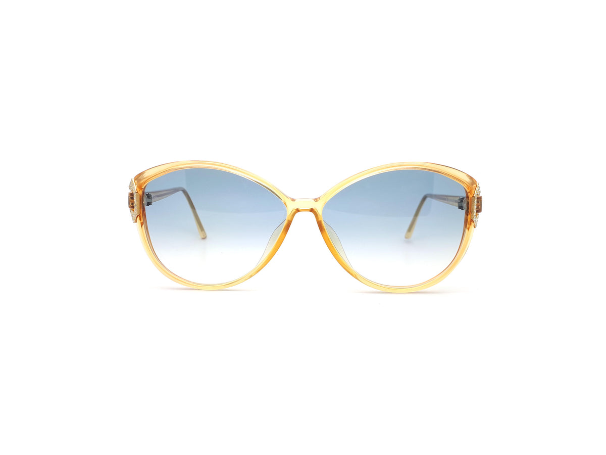 Saphira 4197 32 Vintage Yellow Butterfly 80s Sunglasses