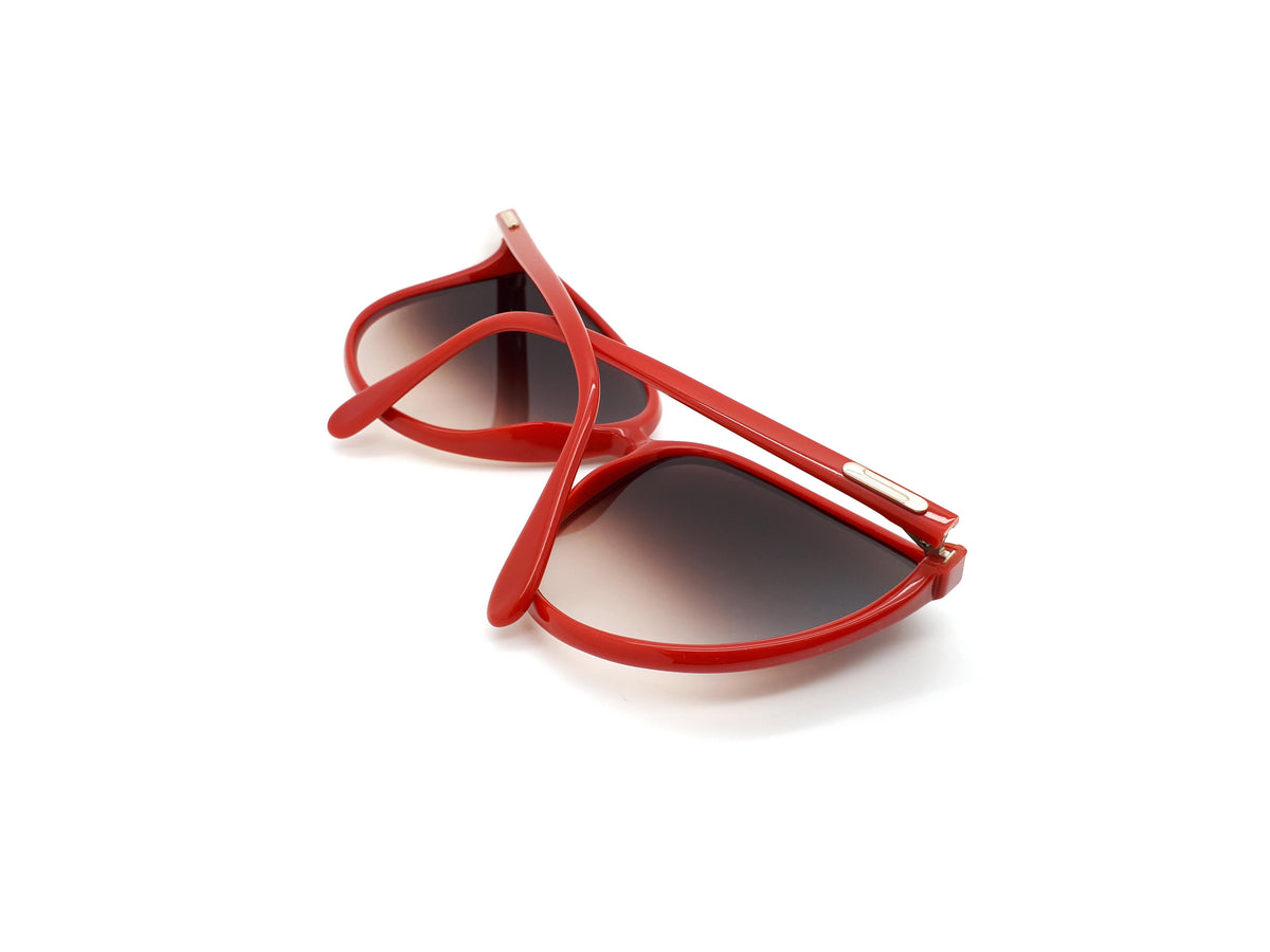 Vintage Silhouette M3052/20 C5027 Red Oversized Sunglasses