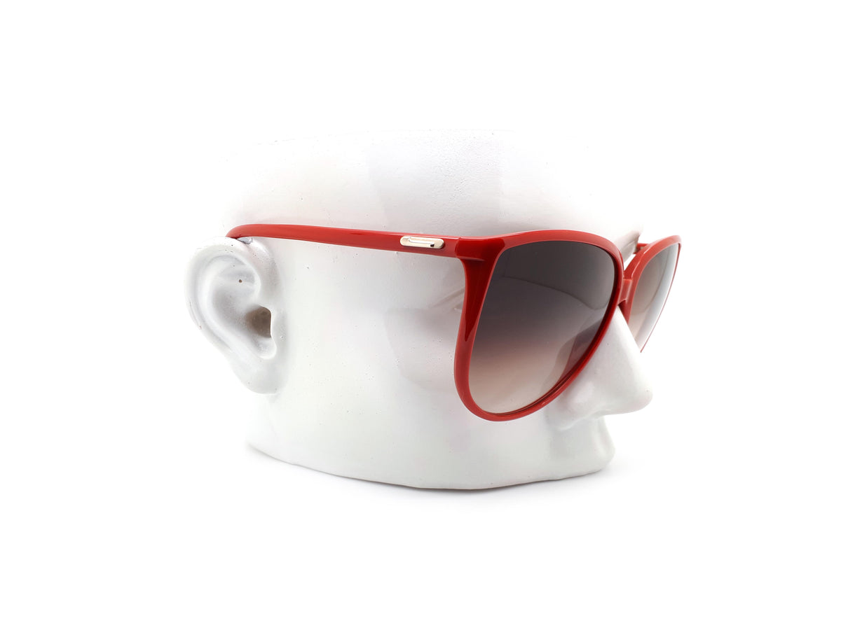 Vintage Silhouette M3052/20 C5027 Red Oversized Sunglasses