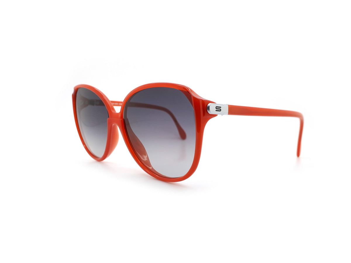 Vintage Silhouette Mod 1065 Col 085 Red Women's Sunglasses 1980s