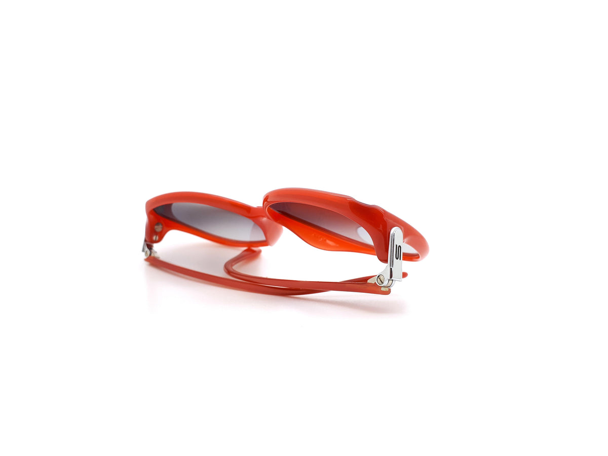 Vintage Silhouette Mod 1065 Col 085 Red Women's Sunglasses 1980s