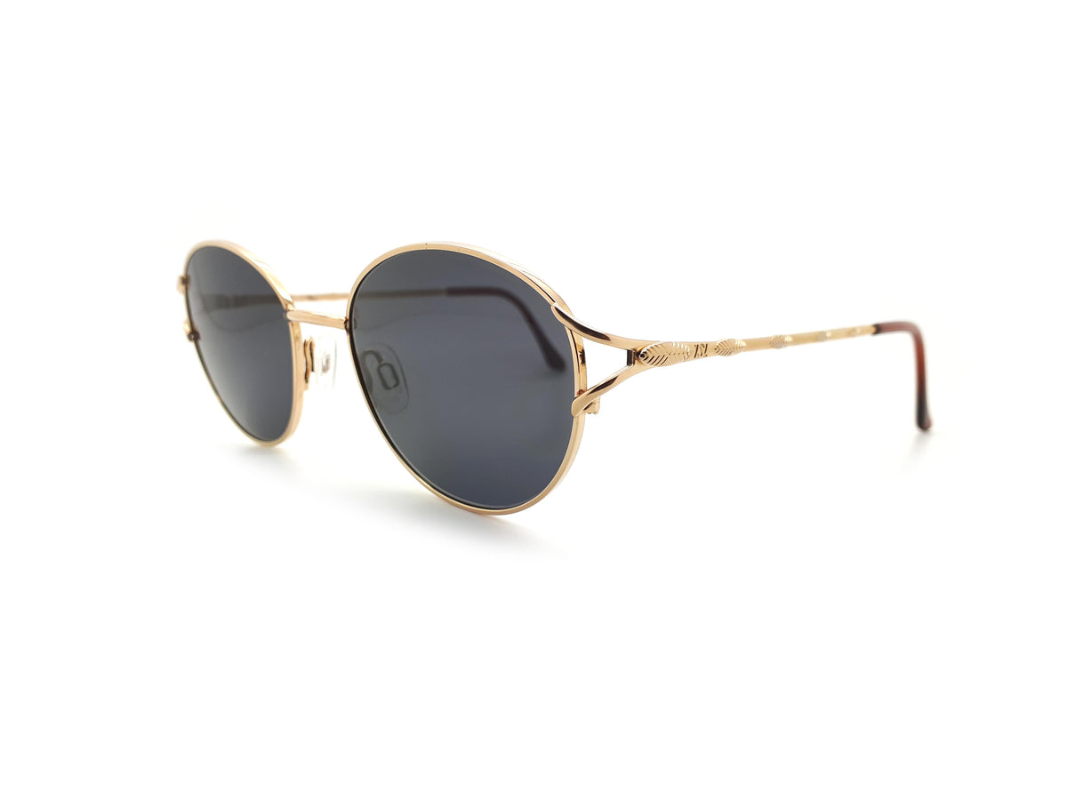 Vintage Yves Saint Laurent 4098 Y101 Round Sunglasses 1990s
