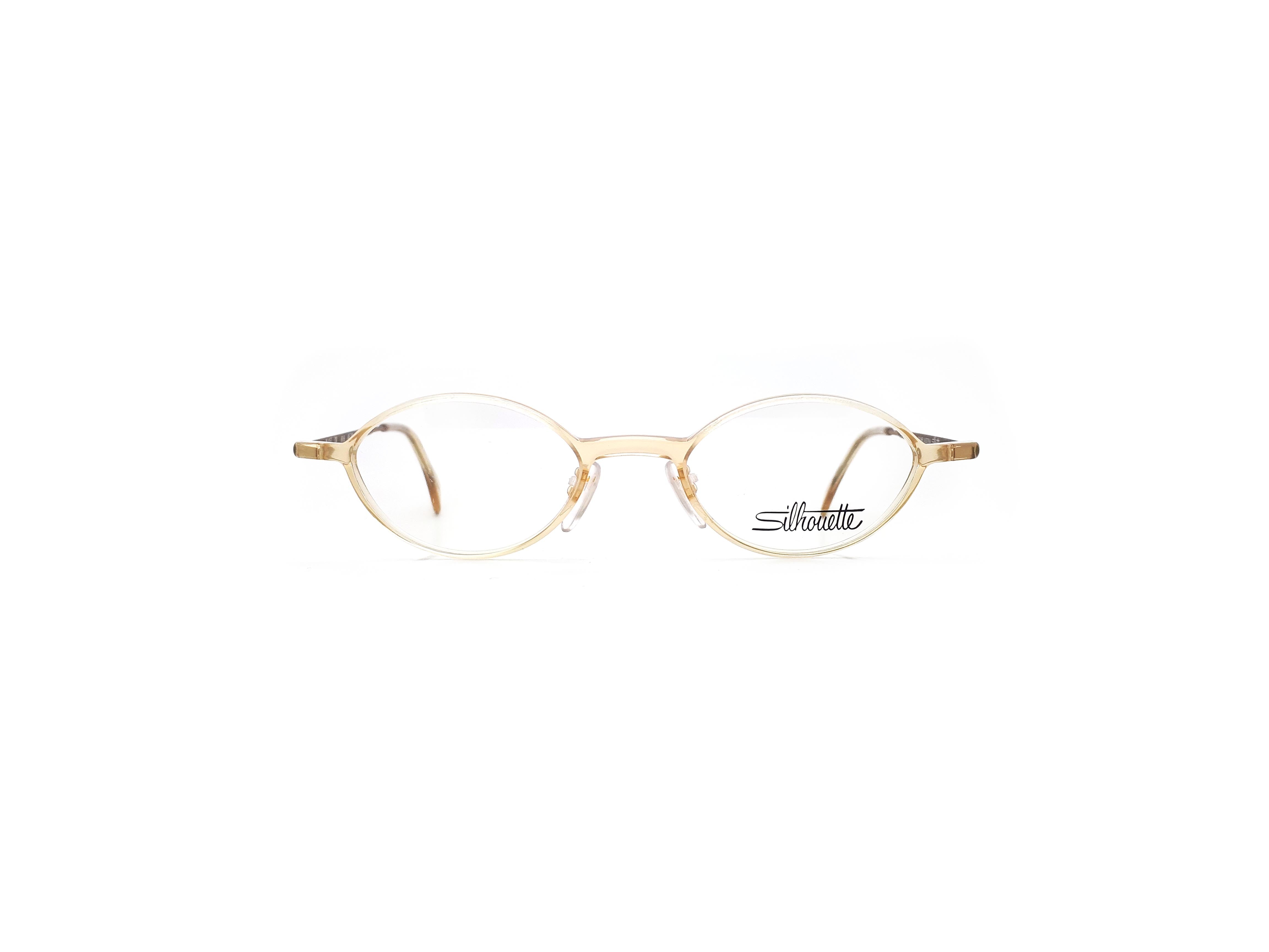 Silhouette SPX 1980 6056 Pink Floral Gold Oval Eyeglass Frames 50-14 125 Austria Silhouette Plastic Frame Oval Eyeglass Frames | eBay main image 2
