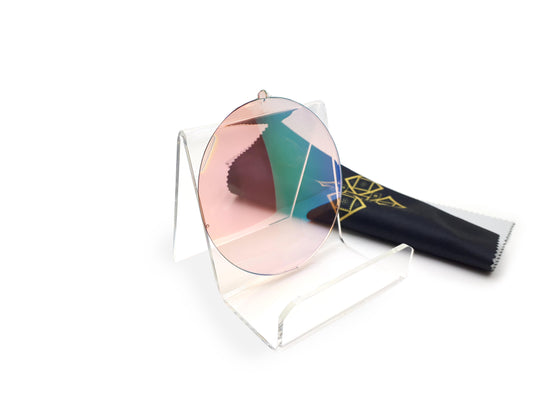 68 Light Orange Pink Base with Green Flash