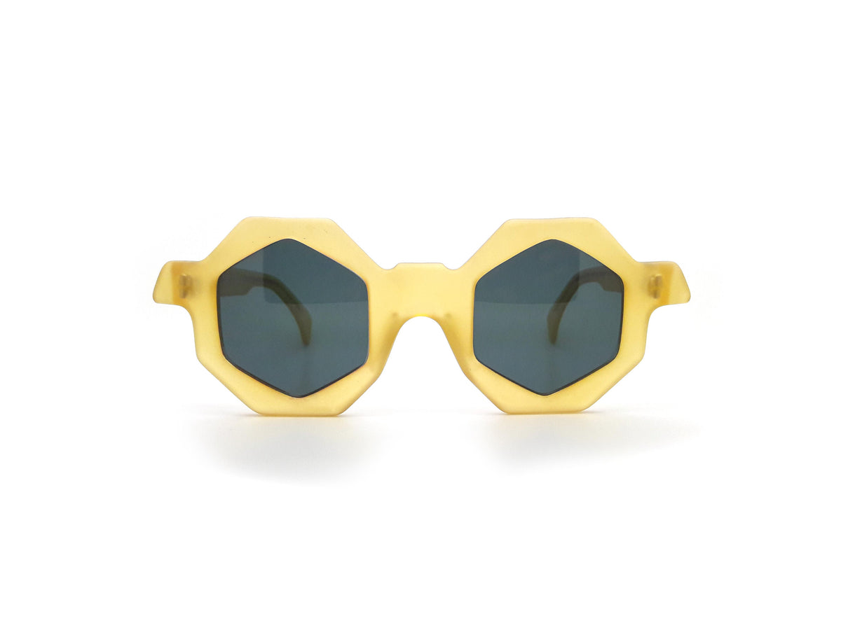 Vintage Octagonal Yellow Alain Mikli Sunglasses