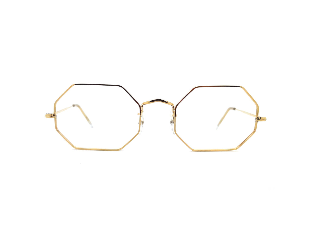12KT Gold Rolled Vintage Algha Octagonal Glasses Frames