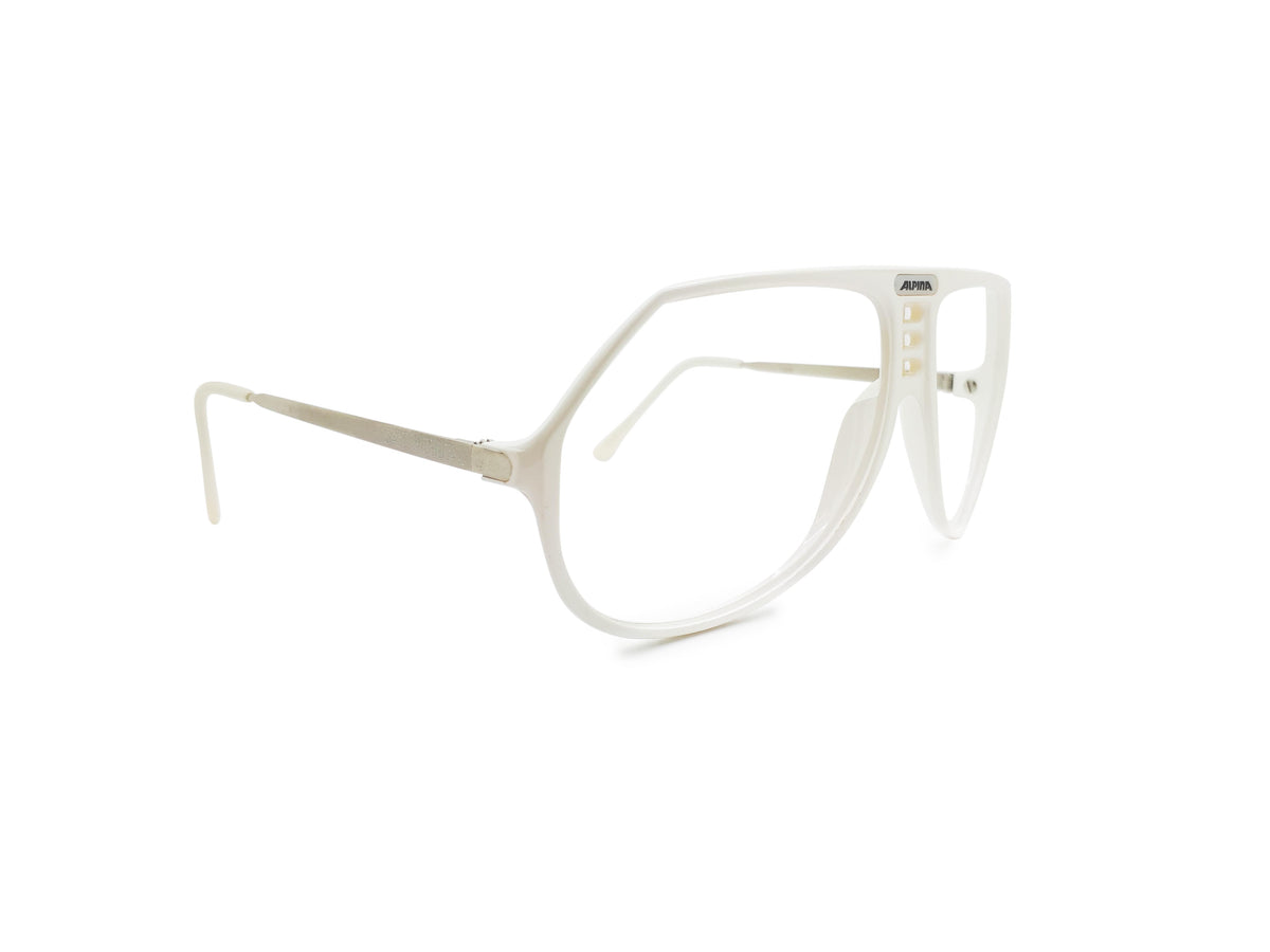 Alpina - White 1980s Aviators