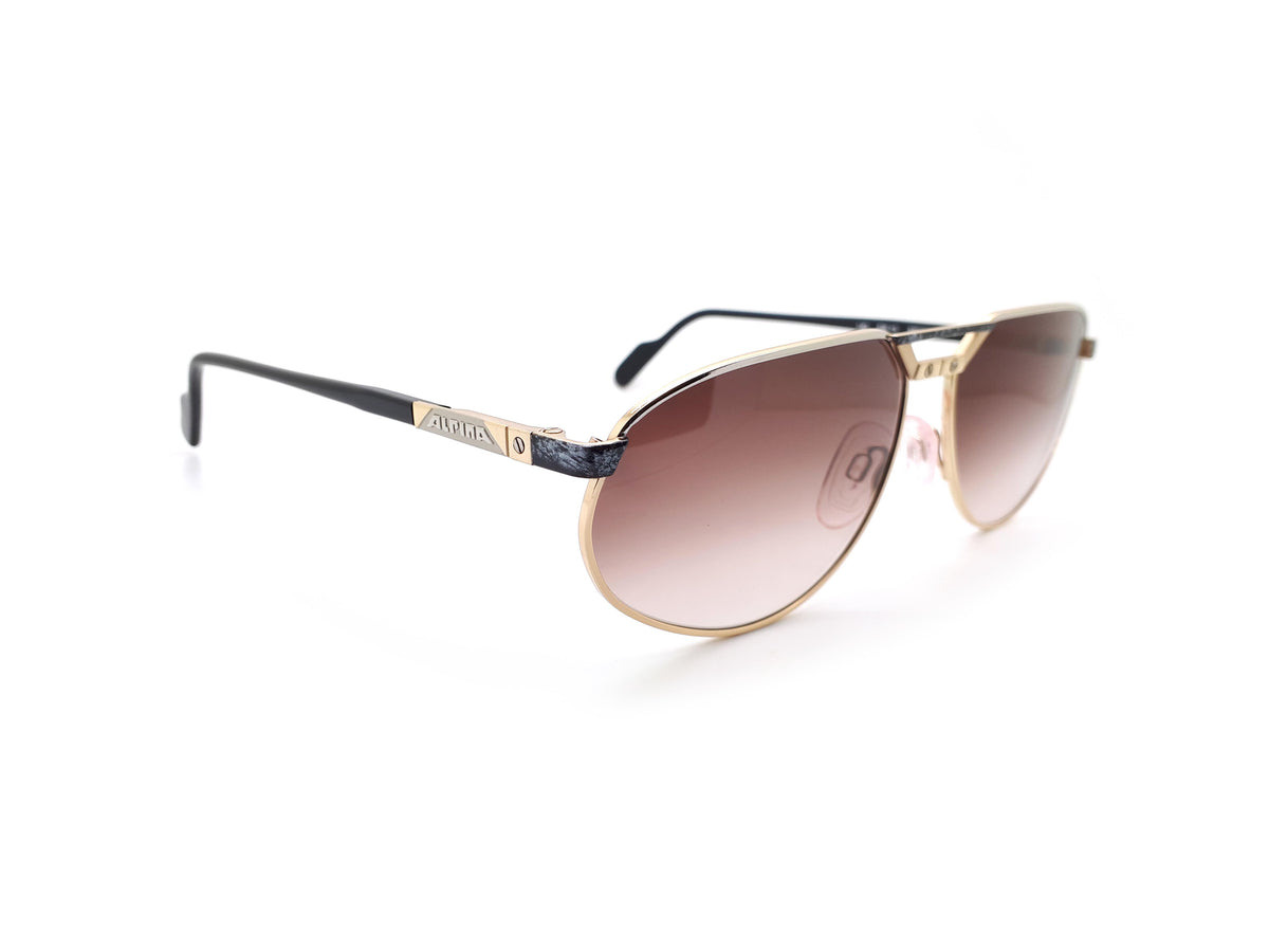 Vintage Alpina FM15 3331500 Aviator Sunglasses 1980s