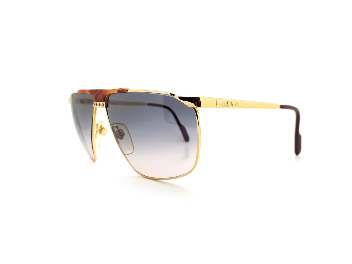 Vintage Alpina TF32 2223202 Aviator Sunglasses 1980s