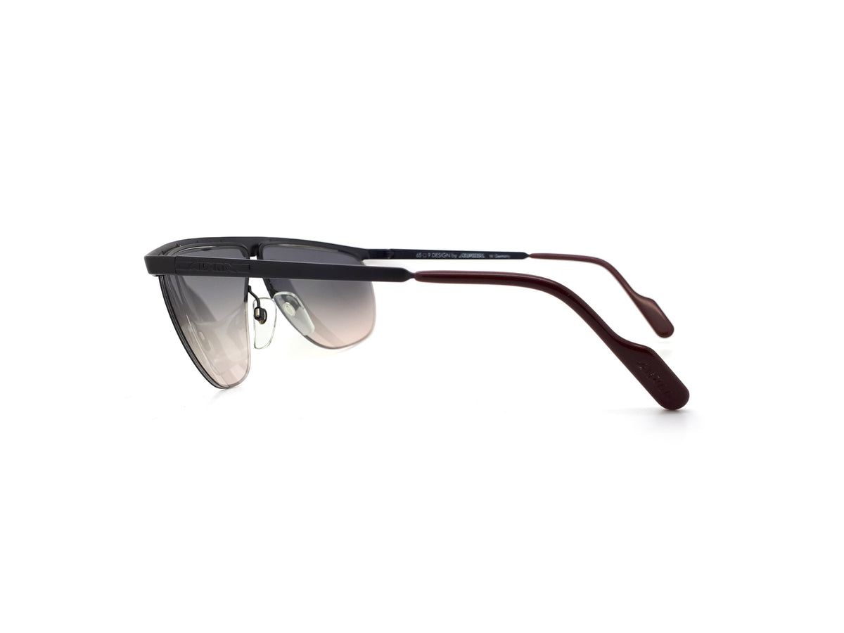 Vintage Alpina TF38 2223803 Black Sunglasses 1980s