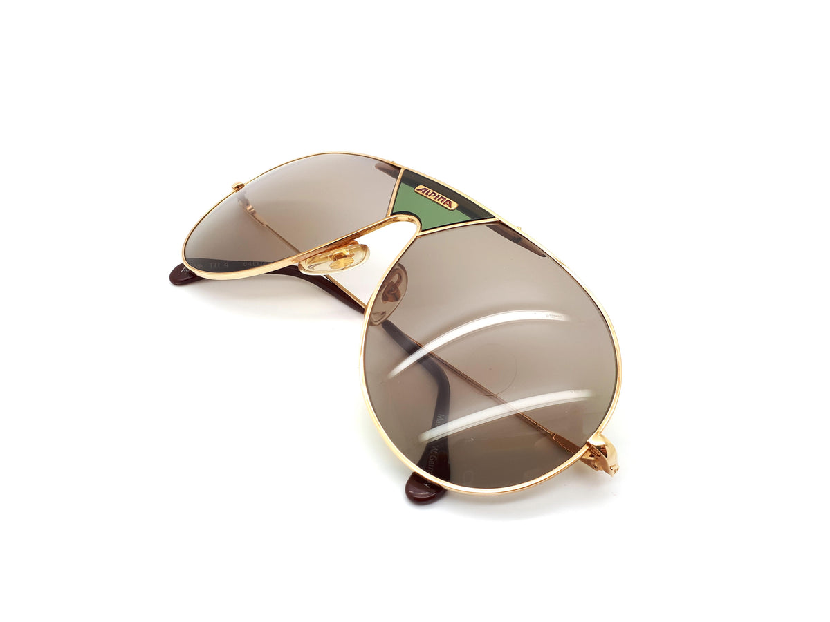 Vintage Alpina TR4 Aviator Sunglasses New Old Stock