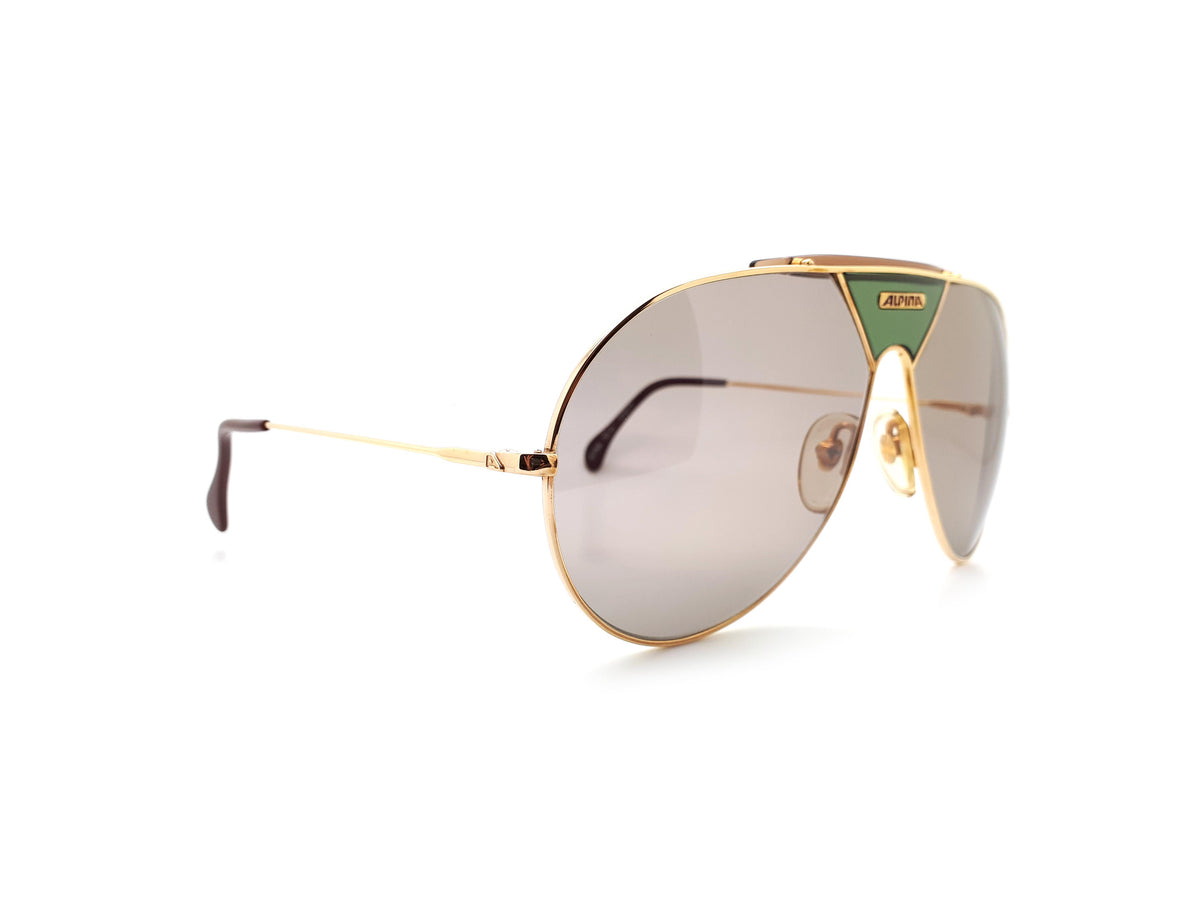 Vintage Alpina TR4 Aviator Sunglasses 1980s