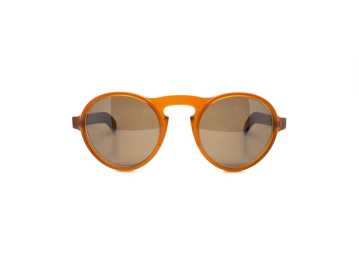 Anglo American Mod 237 OP18 Vintage Brown Round 80s Sunglasses