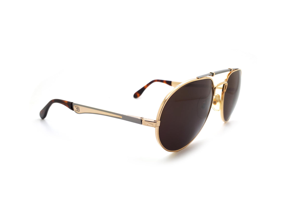 Vintage Bugatti 17421 Aviator Sunglasses