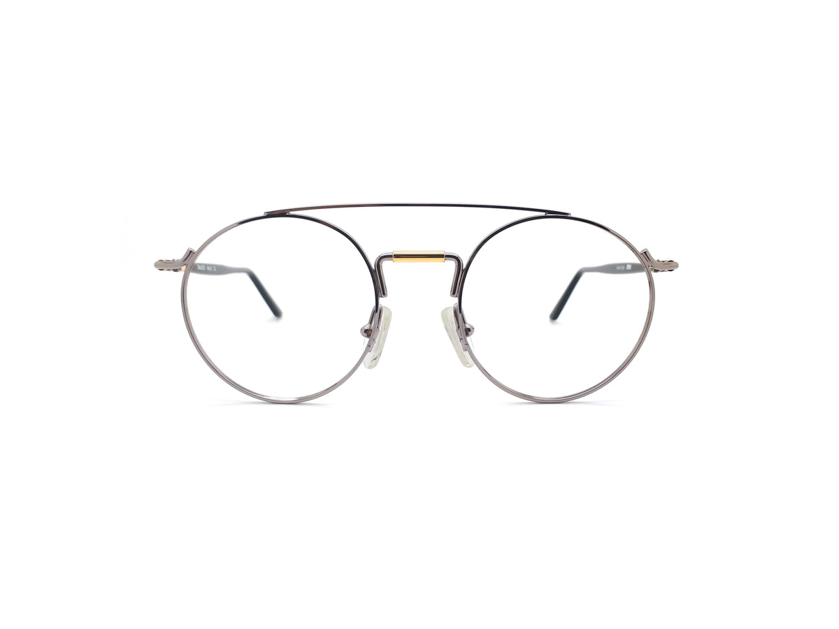 Vintage Silver Gatsby Glasses Frames Divel Italia Mod 911 C2 