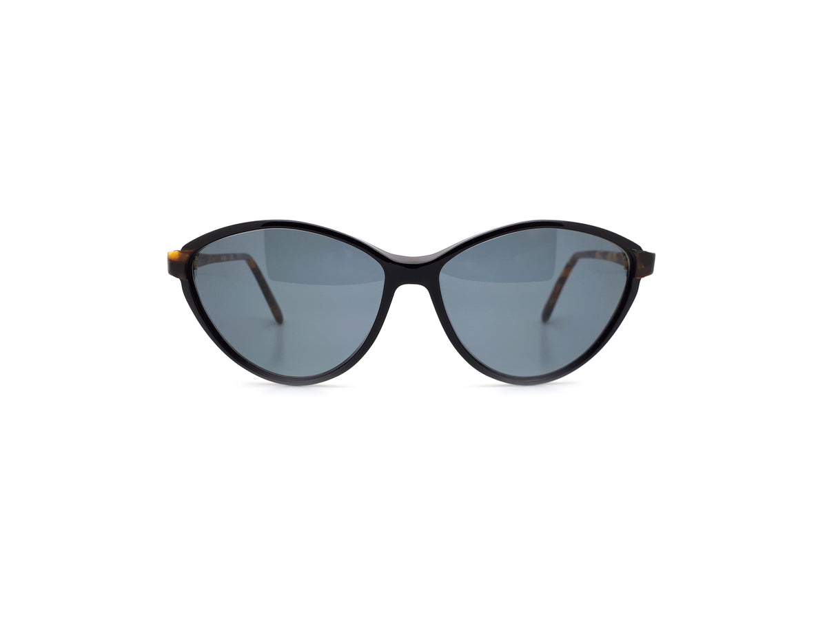 Elce ALISSON 32 Vintage Black Cat Eye 80s Sunglasses