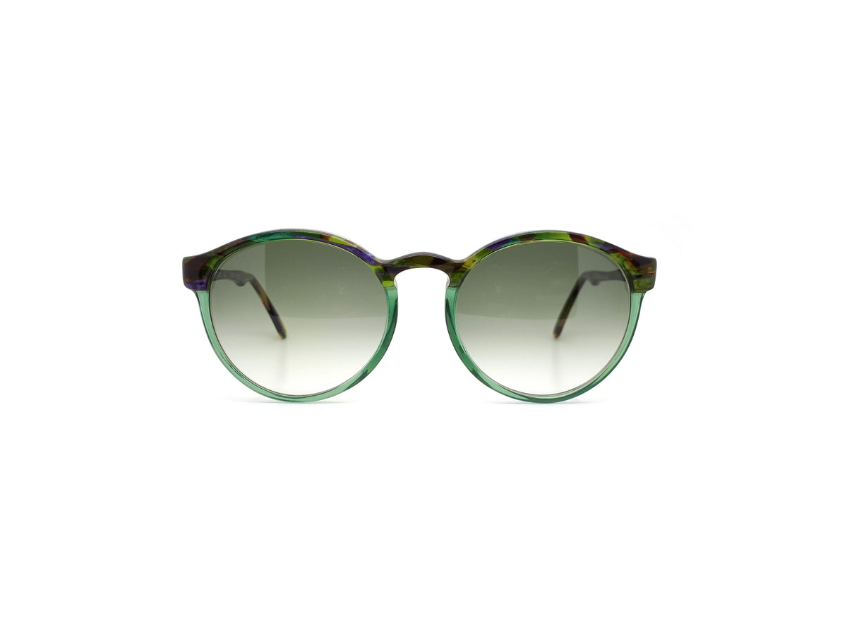 Green 1980s Vintage Panto Sunglasses Elce Suzanne 165