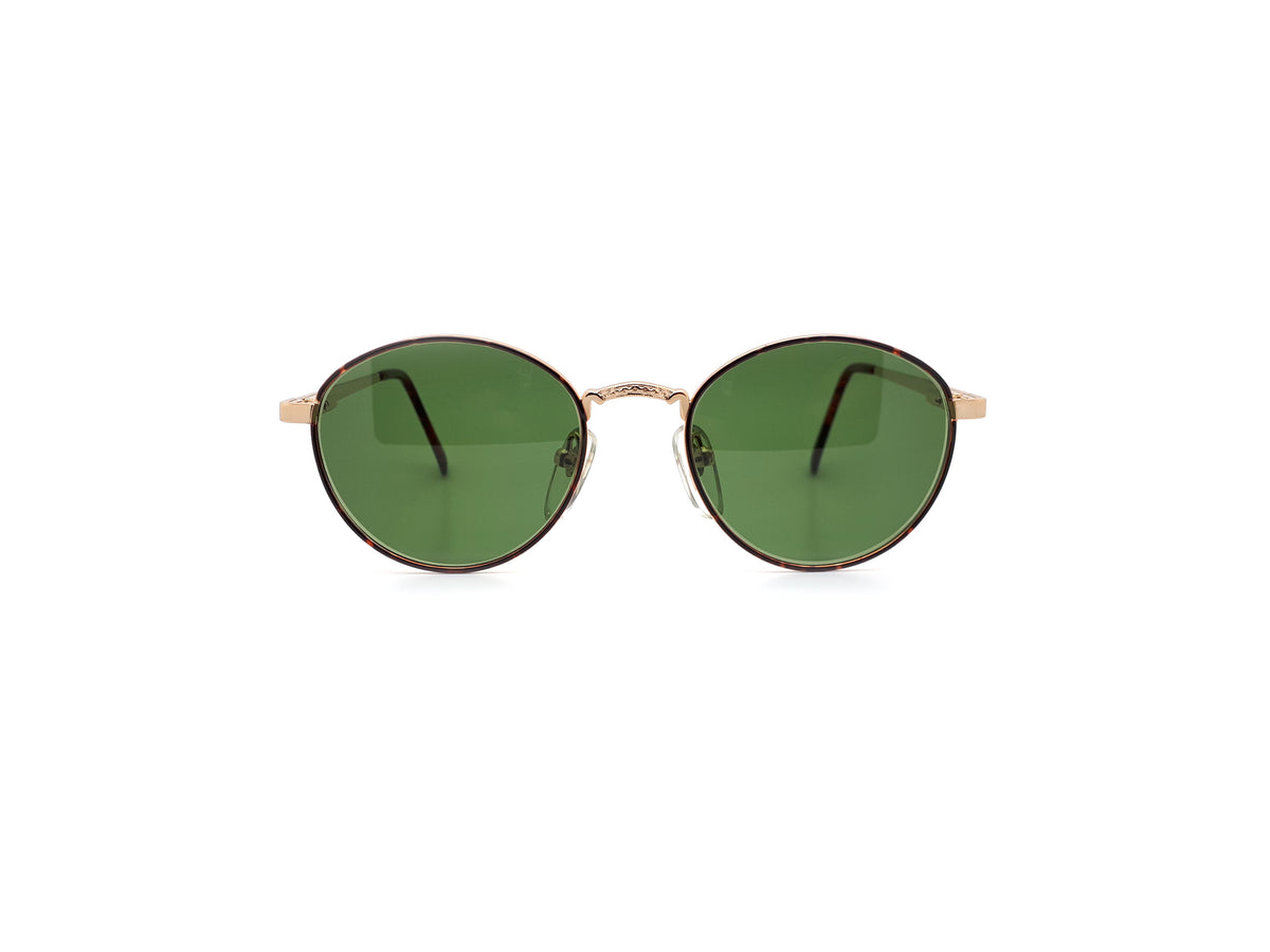 Escort 411 Tort Vintage Round 90s Sunglasses