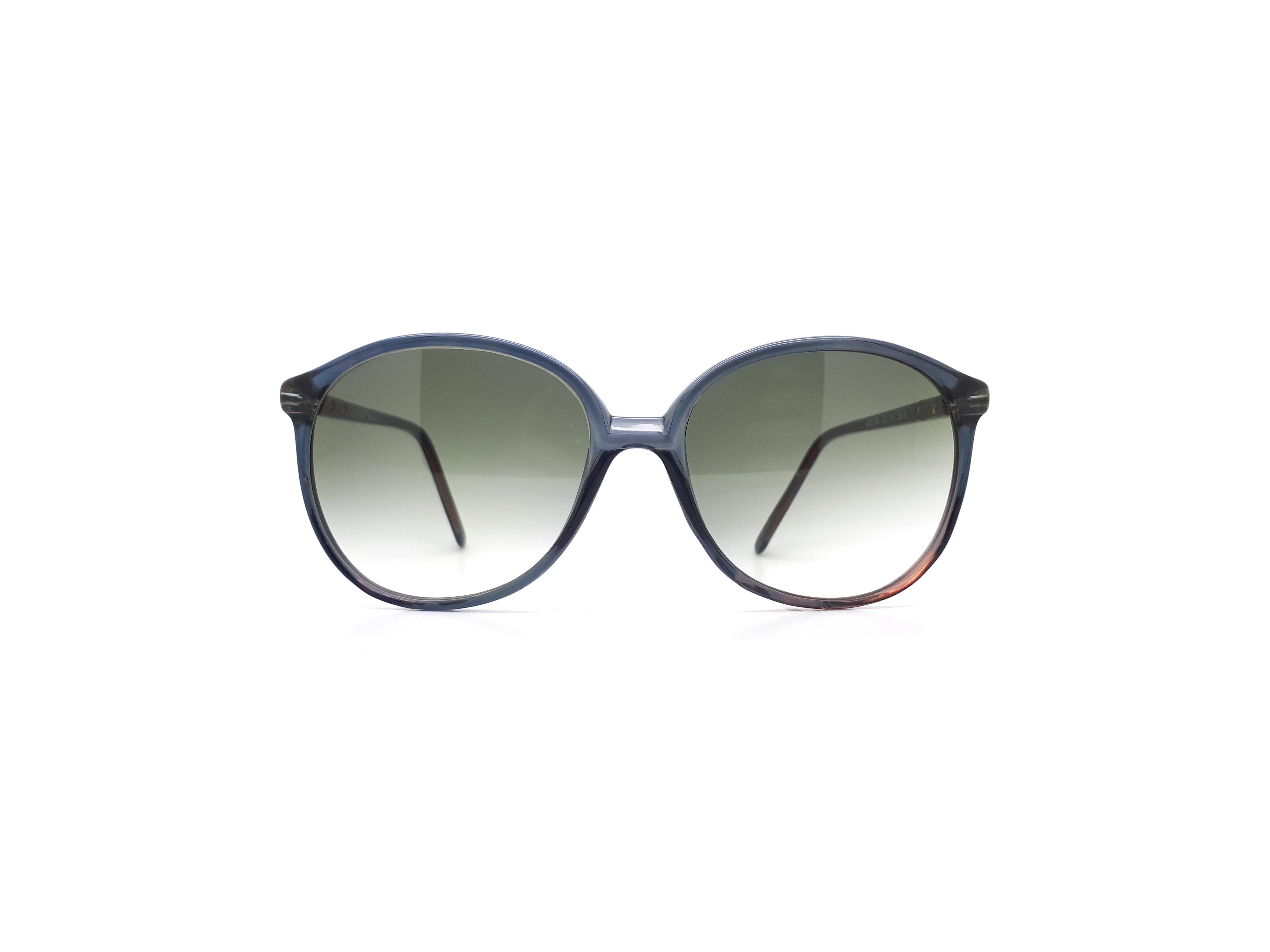 GIANNI VERSACE Vintage Cat Eye Fox Sunglasses Black Side