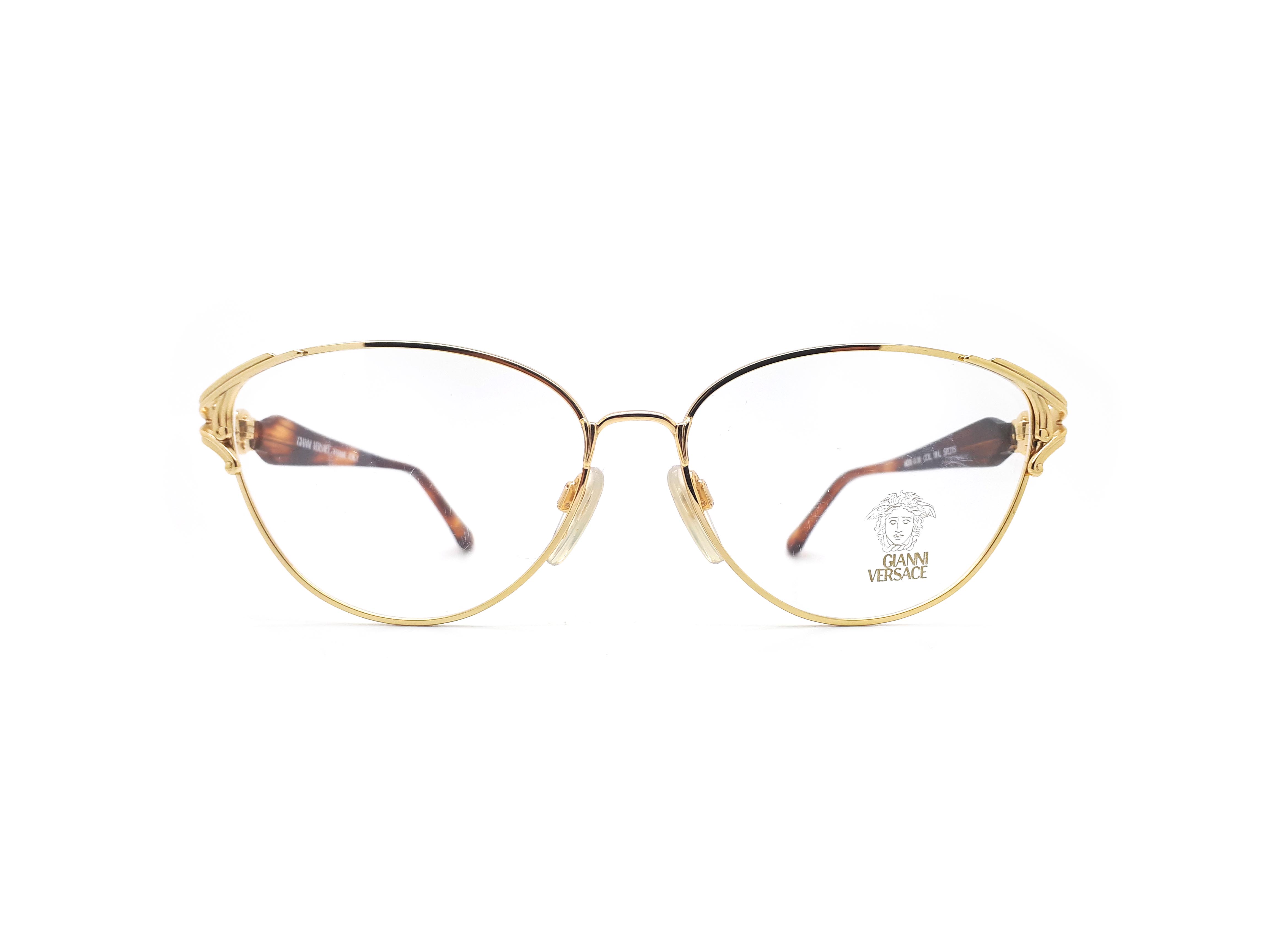 Versace hotsell browline glasses