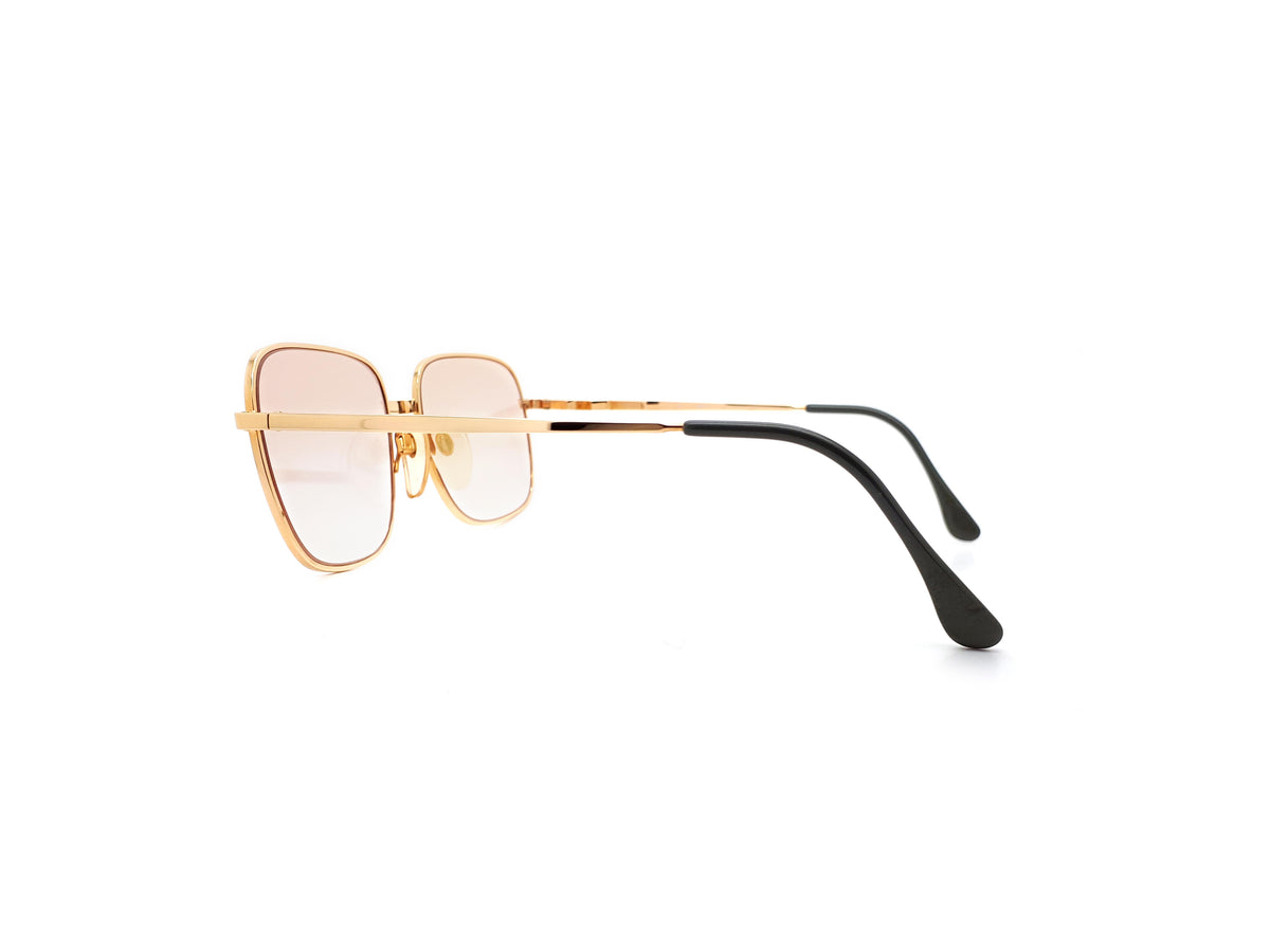Vintage Square Gold Sunglasses Haute Couture 028 1 1980s NOS