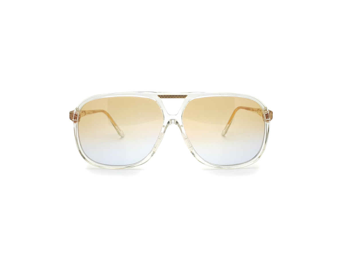 Haute Couture 1247 9 Vintage Clear Aviator Sunglasses