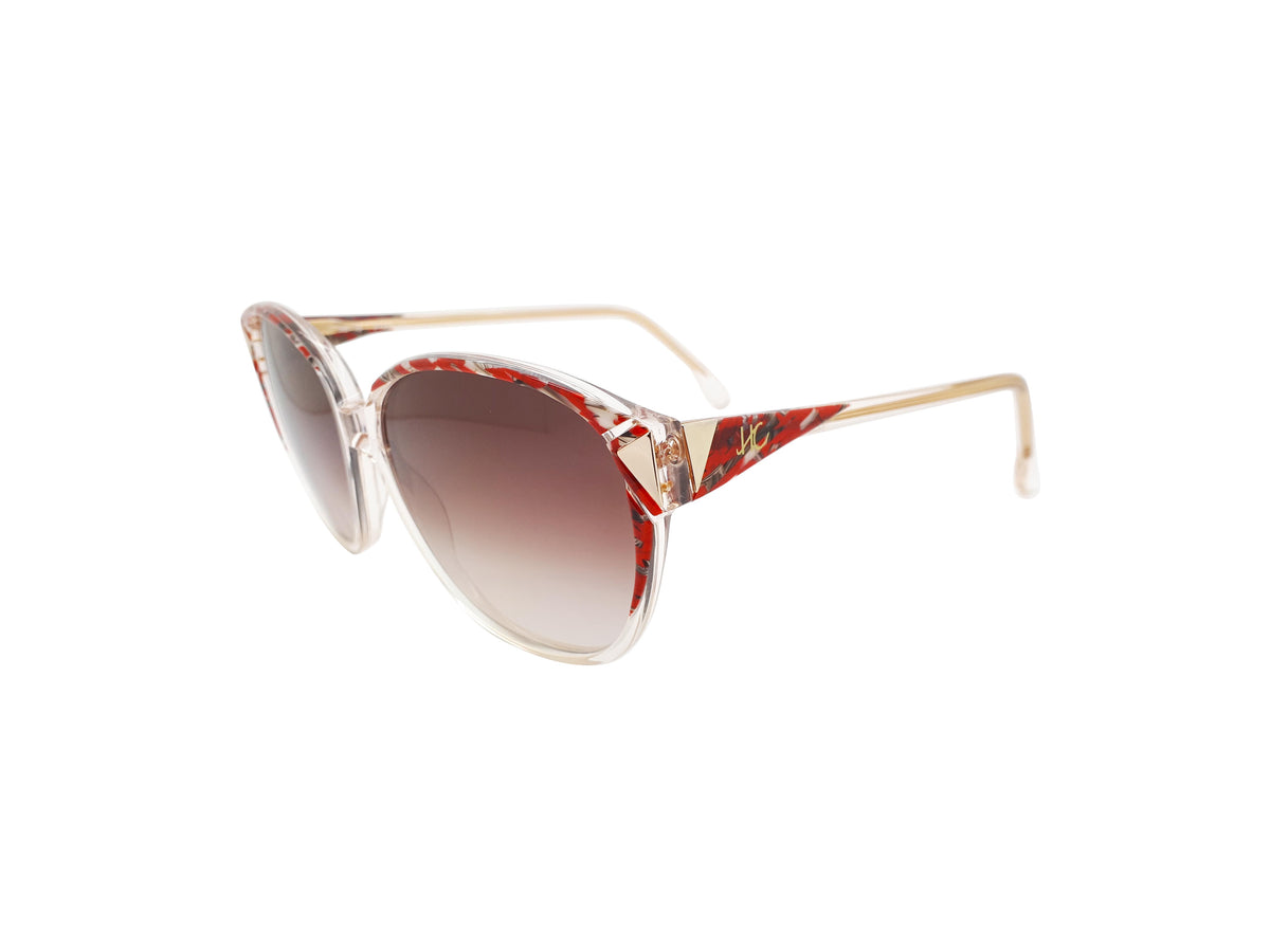 Vintage Haute Couture 3420 11 Large Cat Eye Sunglasses 1980s