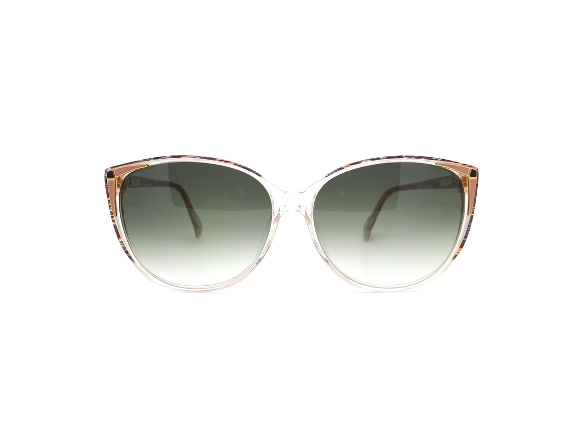 1980s Vintage Oversized Cat Eye Sunglasses Made In France