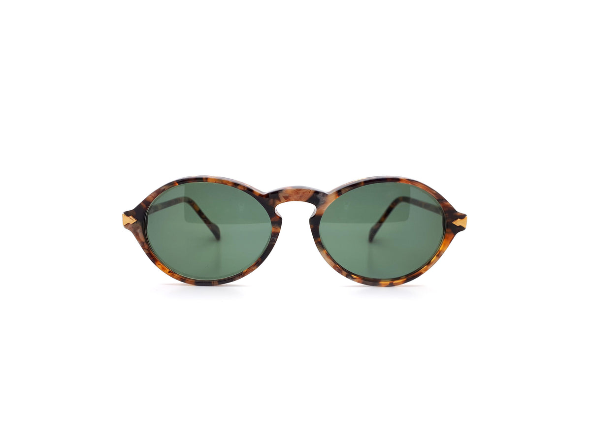 Vintage Oval 80s Sunglasses With Keyhole Nose 
