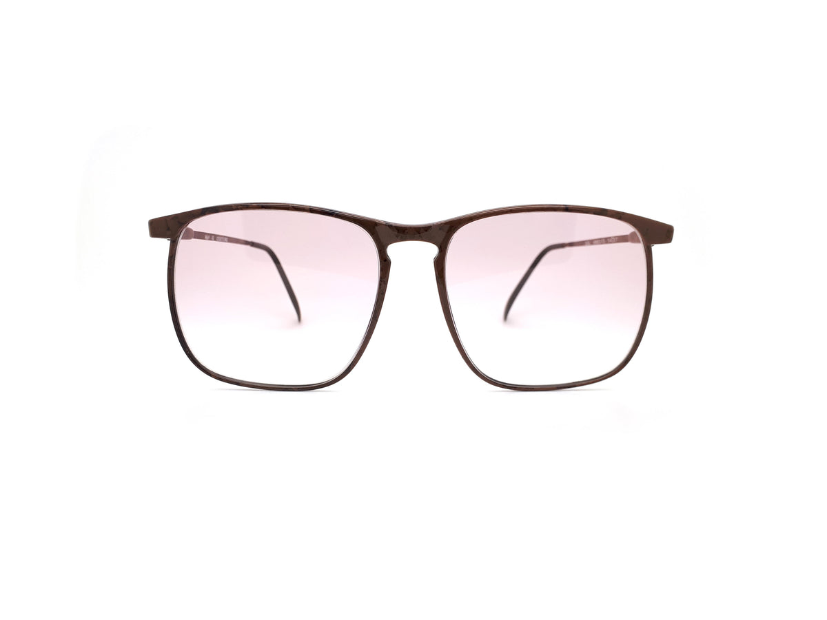 Vintage Square Sunglasses with Light Pink Lenses 1980s 