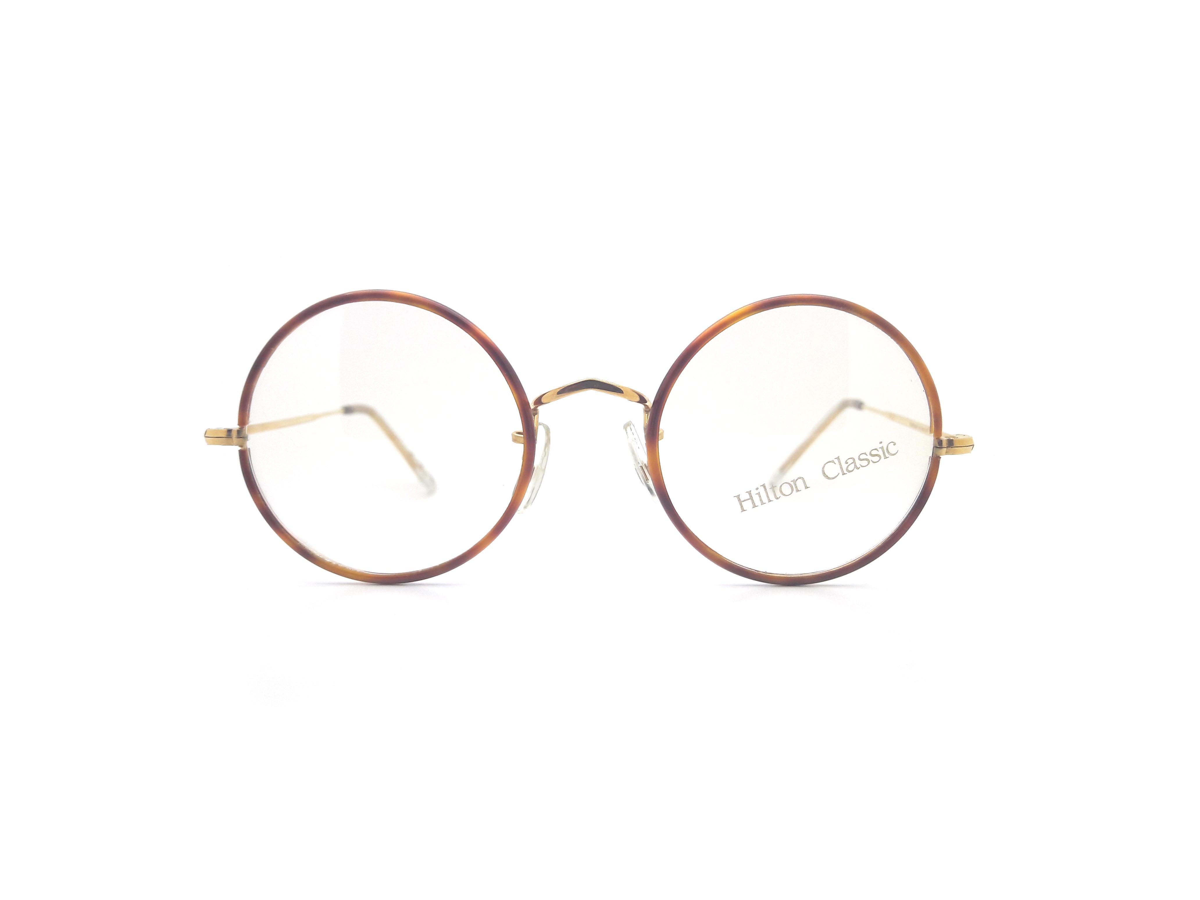 Hilton Classic 2 Blonde Round Vintage Glasses – Ed & Sarna Vintage Eyewear