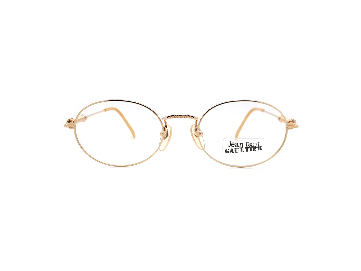 Jean Paul Gaultier 55-6101 Col 1 Vintage Oval 90s Glasses Frames
