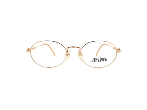 Jean Paul Gaultier 55-6101 Col 1 Vintage Round 90s Glasses Frames