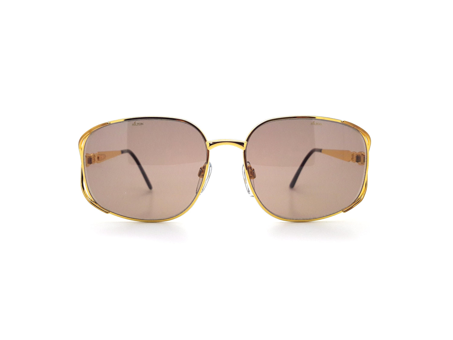 Hilton Exclusive 021 C2 Gold Vintage Sunglasses Aviator 24 KT Gold Plated  Designer Vintage Unisex Sunglasses - Etsy